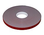 RS PRO Grey Double Sided Foam Tape, 12mm x 33m, 1.6mm Thick