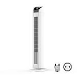 RS PRO Tower Fan 12.14m³/min 3 speed 230 V with plug: Type C - European Plug