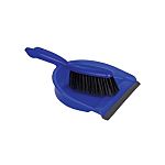 RS PRO Blue Dustpan & Brush for Dust Cleaning with brush included