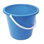 10L Plastic Blue Bucket With Handle