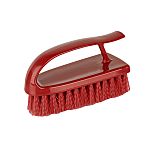 RS PRO Hard Bristle Red Hand Brush