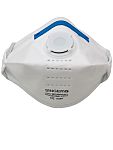 SINGER SAFETY AUUMP Series Disposable Respirator for General Purpose Protection, FFP3 NR D, Valved, Fold Flat 12Box per