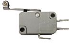Microinterruptor, Palanca con Rodillo Largo Soldadura 10A
