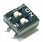 RS PRO 2 Way Surface Mount DIP & SIP Switch SPST