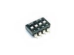RS PRO 4 Way Surface Mount DIP & SIP Switch SPST