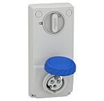 Schneider Electric Side Entry IP65 Industrial Interlock Socket 2P + E, 16A, 250 V