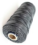 RS PRO Lacing Cord Black Nylon Core, PVC Coated 1 mm x 500m