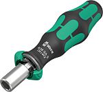Wera Hexagon Magnetic Screwdriver, 1/4 in Tip, 18 mm Blade, 120 mm Overall
