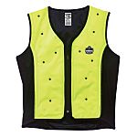 Ergodyne Black, Yellow Lightweight Hi Vis Vest, M