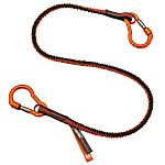 Ergodyne Standard Aluminium, Elastic, Polyester Tool Lanyard Lanyard, 4.5kg Capacity