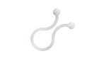RS PRO Cable Tie, Twist Tie x 4.4 mm, Natural Nylon, Pk-100