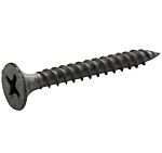 RS PRO Black Oxide Steel Phillips Head Self Tapping Screw, 3in Long 76.2mm Long