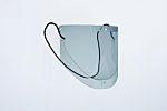 3M Grey Flip Up PC Face Shield with Face Guard , Resistant To Chemical Splashes, Flying Particles