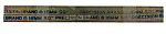 Precision Brand Steel Rectangular Bar, 16mm W, 16mm H, 300mm L