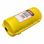 RS PRO Yellow 4-Lock Polypropylene Plug Lockout, 9mm Shackle, 115mm Attachment