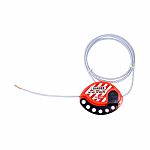 RS PRO Black, Red 6-Lock Nylon Cable Lockout