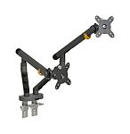 Bakker Elkhuizen Desk Clamp Mounting Monitor Arm for 2 x Screen, 35in Screen Size