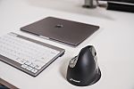 Bakker Elkhuizen BNEEVR4BB 6 Button Wireless Ergonomic Laser Mouse Black, Dark Grey