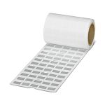 Phoenix Contact 08003 Silver Silver Print Label Roll, 15mm Width, 9mm Height, 1 ロールあたり 2500枚 Qty