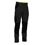 Nine worths ADAM 's Black Trousers Water Repellent 33in W 112cm L