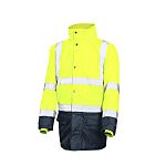 Active Gear HVREFY Navy/Yellow Unisex Hi Vis Jacket, L