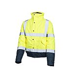 Active Gear HVFLAY Navy/Yellow Unisex Hi Vis Jacket, S