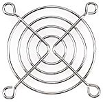 RS PRO Steel Finger Guard for 60mm Fans, 50mm Hole Spacing, 60 x 60mm