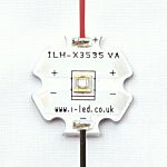 LED UV Intelligent LED Solutions C3535U UV, λ 390nm, 125 °, 360mW, mont. roscado