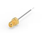 TE Connectivity 2480662 Series Female SMA to Pigtail, 50mm, .047 Semi Rigid Coaxial, Unterminated50 Ω