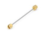 TE Connectivity 2480661 Series Male SMA to Male SMA, 101.6mm, EPC-086 Semi-Flex Coaxial, Terminated50 Ω