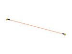 TE Connectivity 2480655 Series Male MCX to Male MCX, 304.8mm, RG 316 Coaxial, Terminated50 Ω
