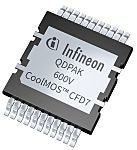 Infineon 600V CoolMOS SiC N-Channel MOSFET, 68 A, 600 V, 22-Pin PG-HDSOP-22 IPDQ60R035CFD7XTMA1