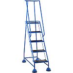 Escalera de tijera RS PRO de Acero, 5 peldaños