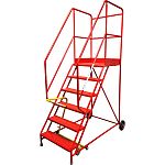 Escalera de tijera RS PRO de Acero, 6 peldaños