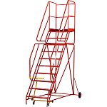 Escalera de tijera RS PRO de Acero, 12 peldaños