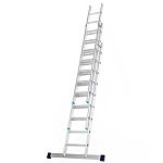 RS PRO 9 Step Aluminium Extension Ladder, 5500mm Open Length
