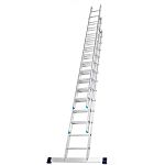 RS PRO 13 Step Aluminium Extension Ladder, 8500mm Open Length