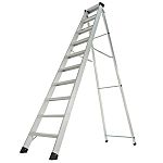 Escalera de tijera RS PRO de Acero, 10 peldaños