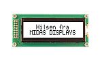 Monochromatický LCD displej Alfanumerické, Transflektivní, Midas