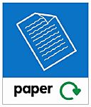 RS PRO Vinyl Adhesive Blue, White Safe Conditions Sign, Paper, English