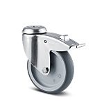 Tente Braked Swivel Castor Wheel, 75kg Capacity, 75mm Wheel