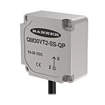 Sensor de vibraciones Banner QM30VT2-SS-QP, vibraciones: 46mm/s, 9 mA, -40°C → +105°C