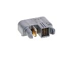 Conector de backplane Molex, Serie 171088, paso 2mm, 16 vías, 5 filas, Ángulo de 90° , Macho, 171088