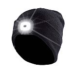 SURFLEX Black 100% Acrylic LED Beanie Hat