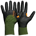 Rostaing MIDSEASON Black, Green Acrylic Cold Resistant Work Gloves, Size 10, Foam Nitrile Coating