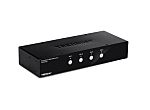 Trendnet 7 Port Quad Monitor USB DVI KVM Switch, 3.5 mm Jack 3840 x 2160 Maximum Resolution