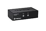 Trendnet 7 Port Dual Monitor USB DVI KVM Switch, 3.5 mm Jack 2560 x 1600 Maximum Resolution