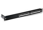 Trendnet TC Series Cat6a 16 Port RJ45 Patch Panel Shielded 1U Black