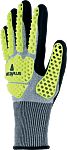 Delta Plus EOS NOCUT VV909 Black, Grey, Yellow Cut Resistant Work Gloves, Size 10, Nitrile Foam Coating