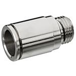EMERSON – AVENTICS QR2-S-RPN Series Straight Fitting, M5 to Push In 4 mm, Threaded Connection Style, 1823373038